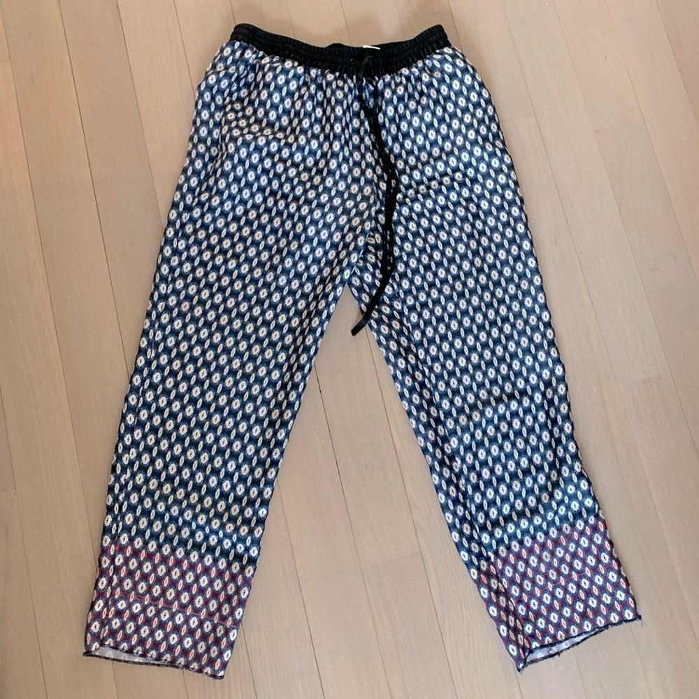 ZARA patterned fabric pants